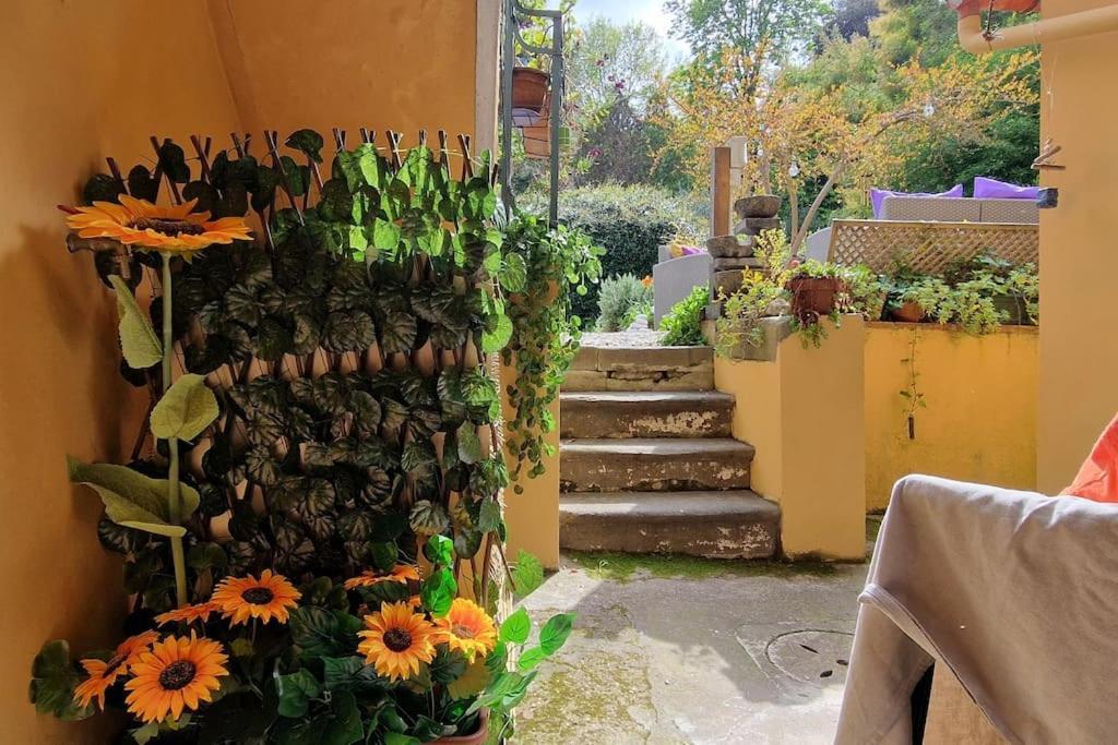 Monica Appartamento Con Giardino Al Ponte Vecchio Firenze Bagian luar foto